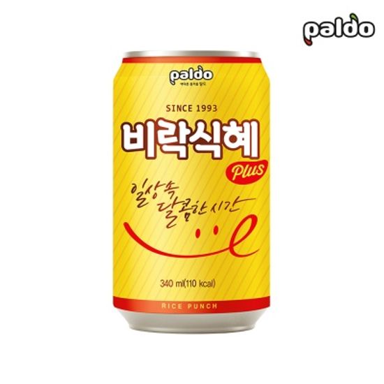 팔도 비락식혜 캔 340ml 12캔/24캔/48캔 (택1)