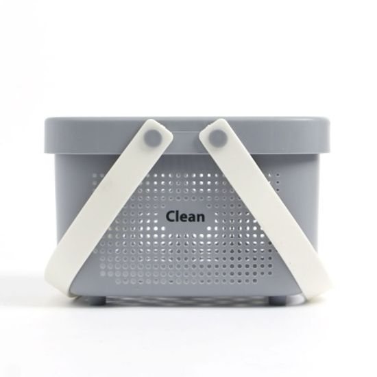 클린 물빠짐 목욕바구니(그레이) 수영장 헬스바구니