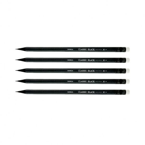 [Classic Black Wood] 흑목 필사연필 5자루 SET (B)