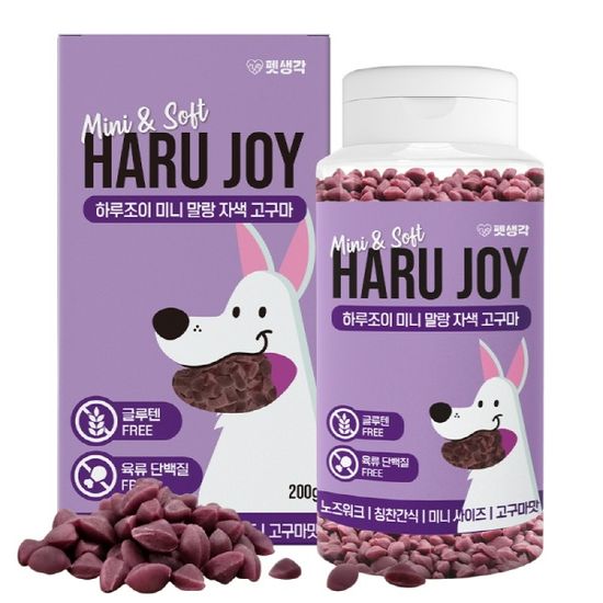 펫생각 하루조이 저칼로리 자색고구마 강아지 간식
