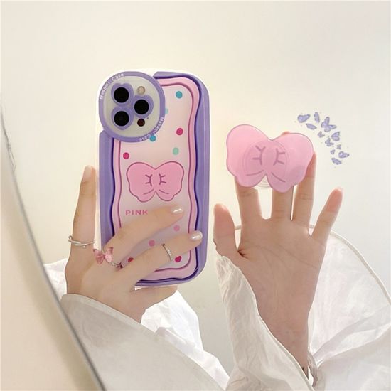 아이폰13 12 11 pro max 8 빅리본 핑거톡 젤리 케이스