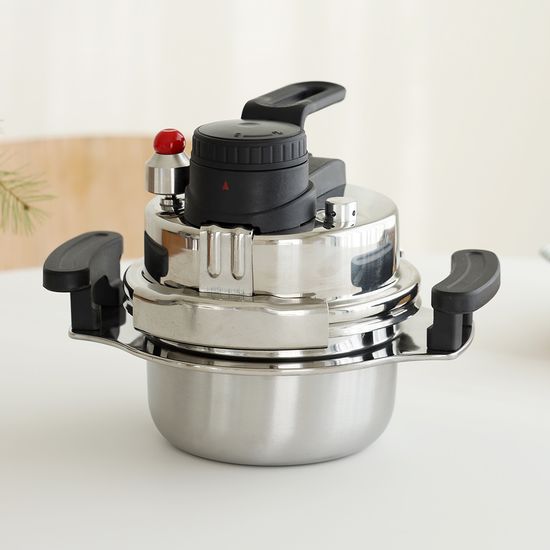 [헤이메르] 스텐 304 통3중 누룽지 압력솥_풀세트