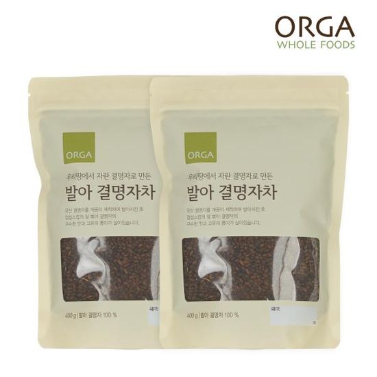 [올가] ORGA 발아 결명자차(400g) x 2봉