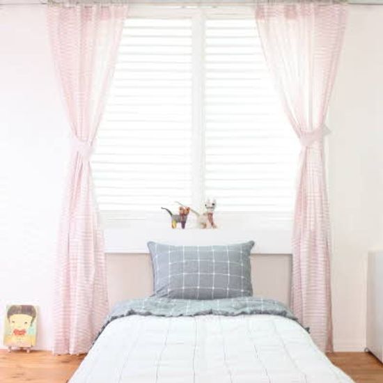 미니웨이브 데코커튼 - 핑크