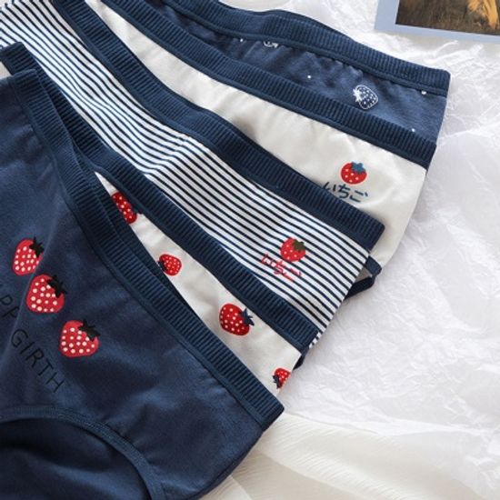 어나더뷰 네이비베리 요일팬티 5P 속옷세트 1005