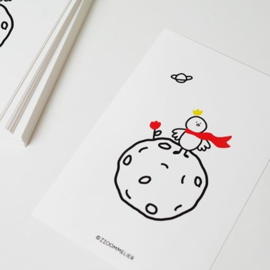 k-오리 라인 엽서 3종