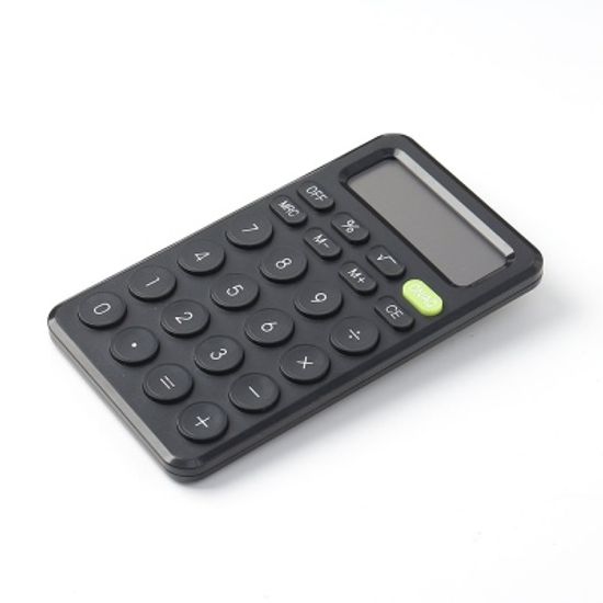 8자리 심플 전자계산기(블랙) 데스크 사무용계산기