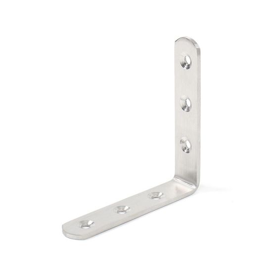 영달철물 스텐꺽쇠 코너철 6p세트 90x90 ㄱ자 선반대