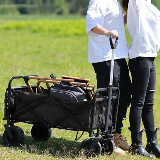 웨건 접이식 캠핑 카트 폴딩 이동식 왜건 블랙 S699