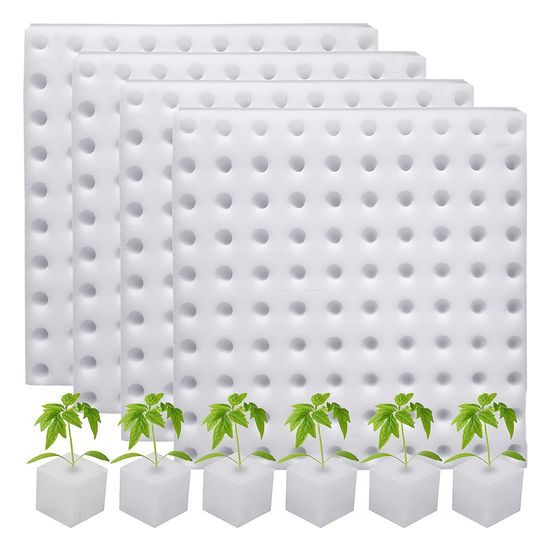 씨앗 발아 수경재배 스폰지 100pcs 세트 타공 H371