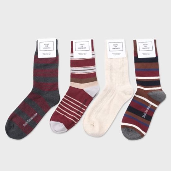 노블 양말 4SET