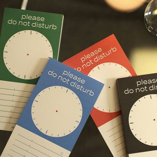 두낫디스터브 - 타임 메모패드