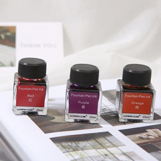 딥 펜 컬러 만년필 잉크 25ml  캘리그라피 병잉크