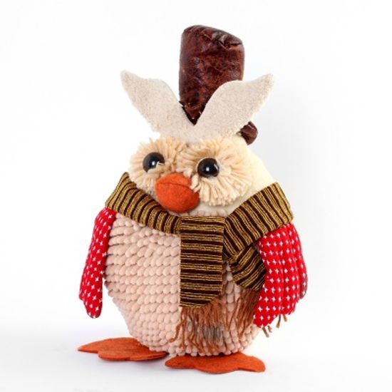 크리스마스 부엉이 인형(46cm)/크리스마스장식소품