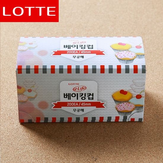 200p 롯데 은박 베이킹컵 실속형(45mm)