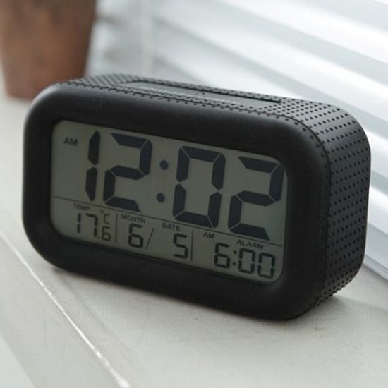 New 엠보 스퀘어 알람 탁상시계