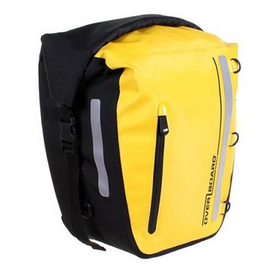 오버보드 클래식 시리즈 방수 자전거 짐 가방 - 17리터, 옐로우, 자전거 패니어 [OB1159Y]