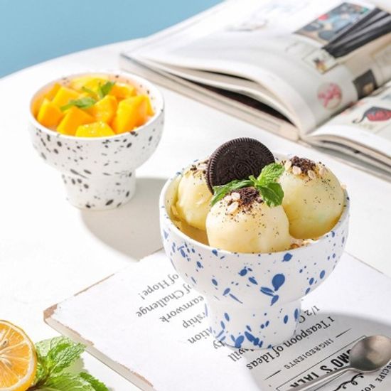 스플레쉬 요거트보울 그릇 아이스크림 샐러드 그릇