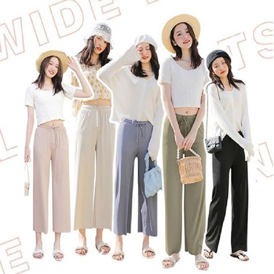 [1+1]하늘하늘 와이드 레그 팬츠