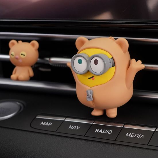 미니언즈 차량용 방향제 곰돌이 밥앤팀