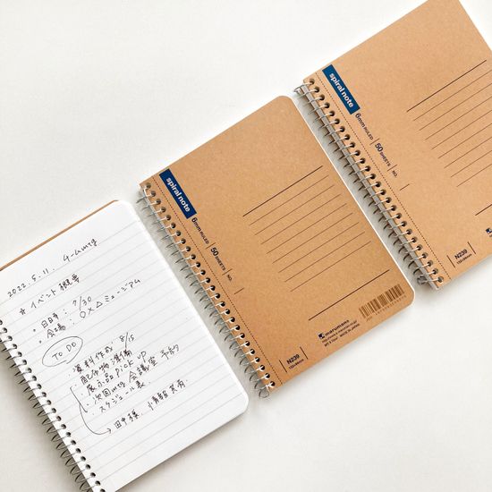 마루망 스파이럴 10주년 A5노트 대용량150매