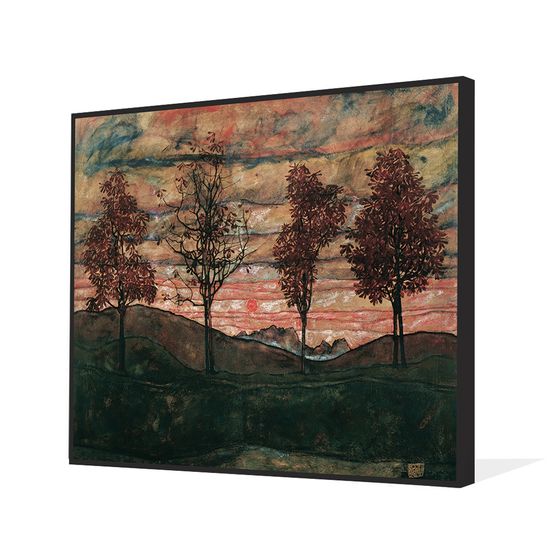 쉴레 - 네 그루의 나무들 Four Trees 