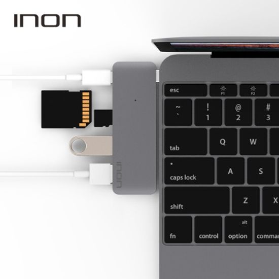 아이논 USB 3.0 C타입 5in1 멀티허브 맥북 IN-UC410C