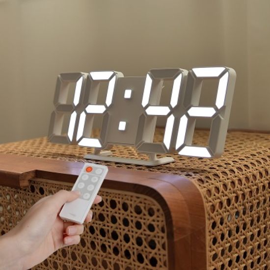 [무아스] 퓨어 화이트 30cm 슬림형 led벽시계(M)