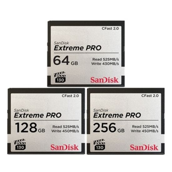 샌디스크 익스트림 PRO 4K시네마용 CFast 2.0 128GB
