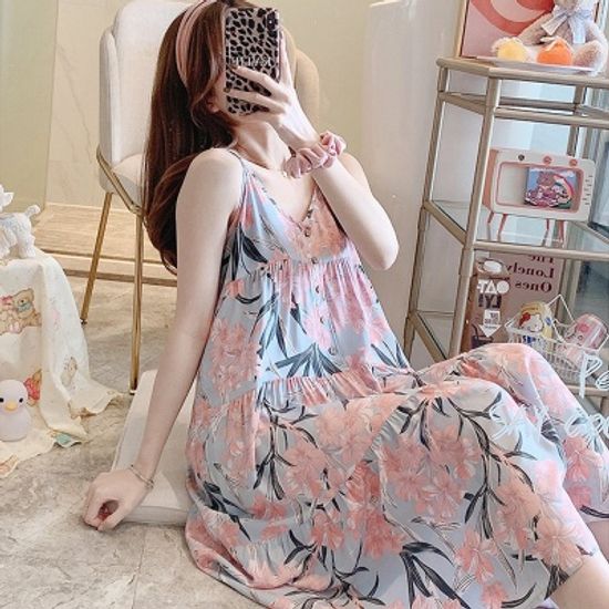 냉장고 잠옷 나시 원피스 파자마 홈웨어