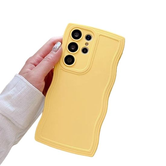 갤럭시s24 울트라 플러스 예쁜 컬러 물결 젤리 케이스