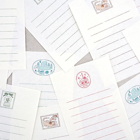 [대시앤도트] 위드 머치 러브 미니 레터 세트