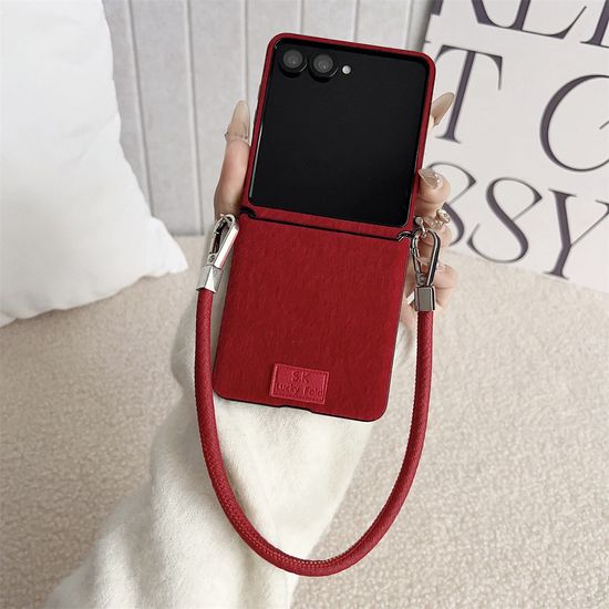 갤럭시 z플립 7 6 5 4 3 패브릭 힌지 스트랩 케이스