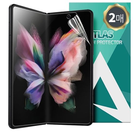 제로스킨 갤럭시Z폴드3 ENSX2 풀커버 광택필름 2매