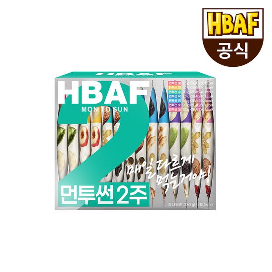 HBAF 바프 하루견과 먼투썬 2주