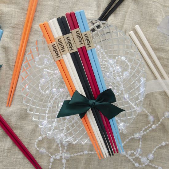 Holin 육각 PBT 파스텔 항균 젓가락 3개입, 택 1