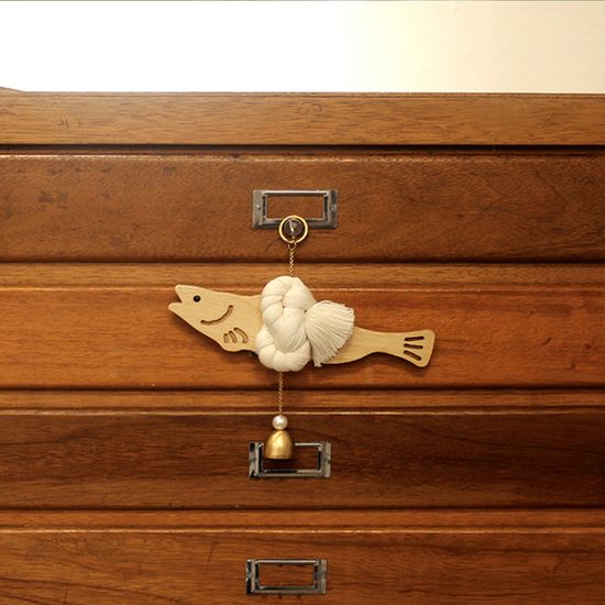 액막이 명태 대형 도어벨 