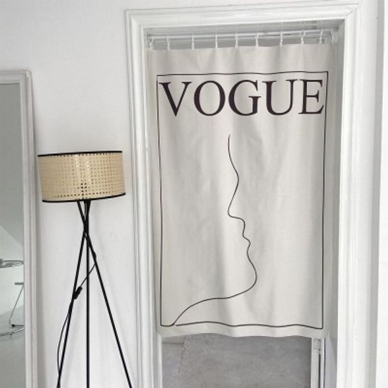 패브릭포스터 Vouge 화장실 가리개 가림막 커튼 150cm