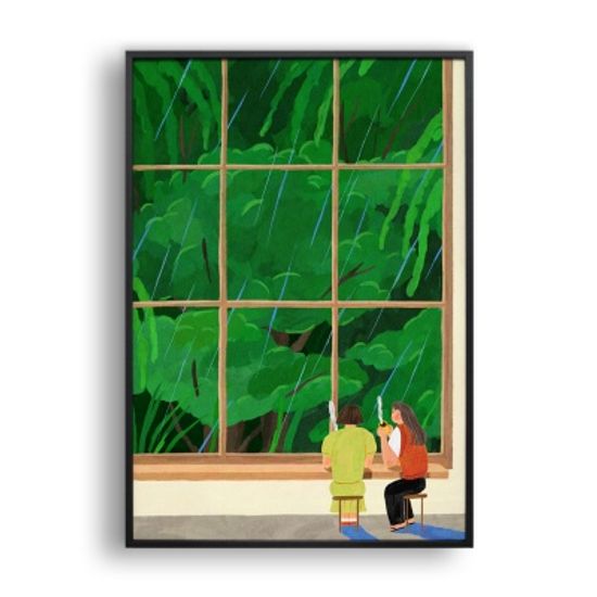 여름비(Art Print) / 일러스트 액자