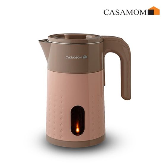 까사맘 파스텔 무선 전기 주전자 2L 핑크