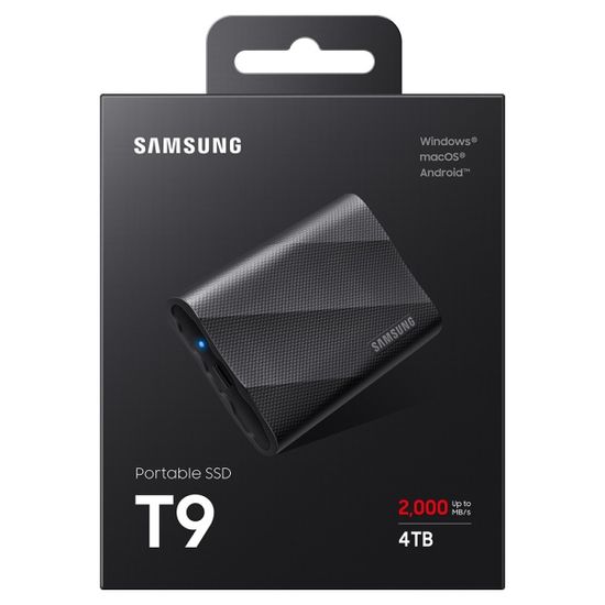 삼성전자 삼성 T9 외장SSD 포터블 4TB MU-PG4T0B/WW