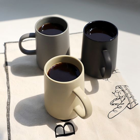 로젤리나 도자기 빅머그 450ml 3color 택1