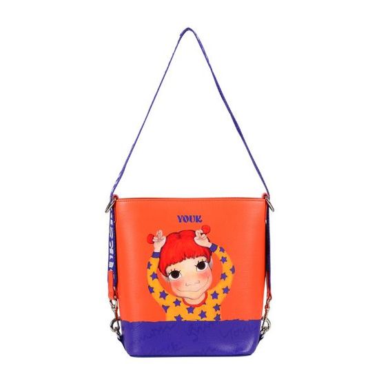 [육심원]버킷백 오렌지개똥이