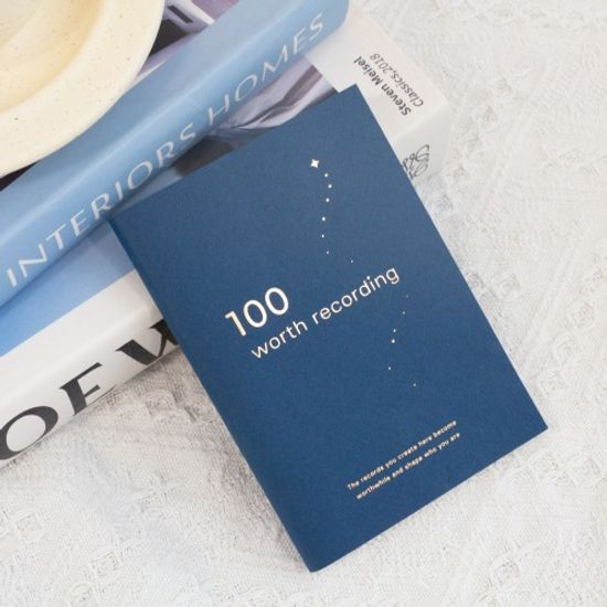 오첵 100 월스레코딩 노트 감사 감정 일기