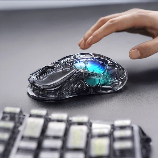 그라바스타 머큐리 게이밍 마우스 M2 / 클리어 블랙