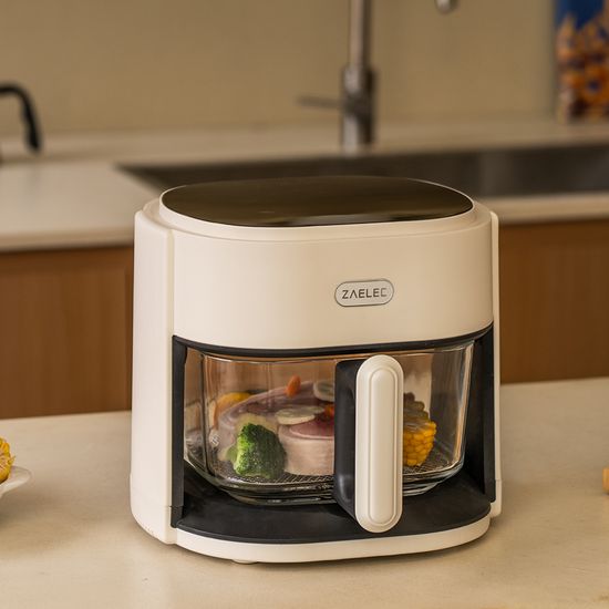 [자일렉] 대용량 글라스 에어프라이어 6L ZL-241GA