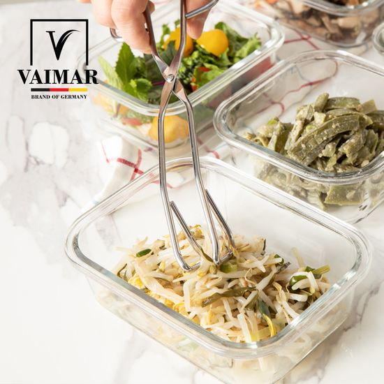 [바이마르] 스텐 304 미니국자 & 집게가위 (색상랜덤)