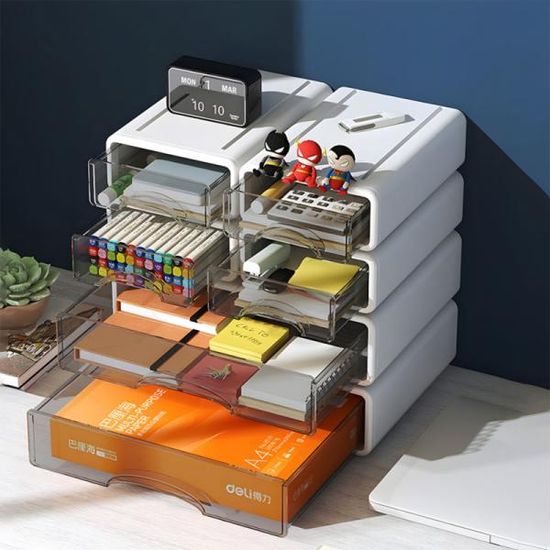 리빙박스 수납 정리함 투명 다용도 서랍 스몰 F268