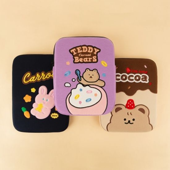 자수 노트북파우치_시리얼 3종(ipad 11/13/15인치)