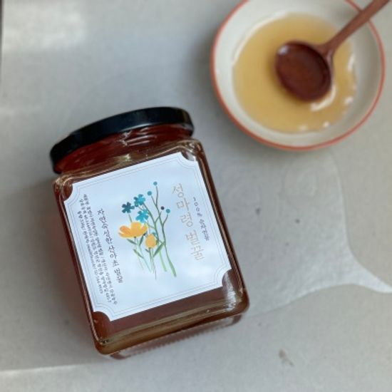 야생화꿀 성마령벌꿀 530g 자연숙성 